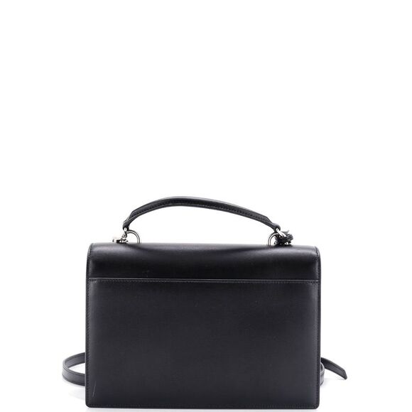 Saint Laurent Sunset Crossbody Bag Leather Large Black - Picture 3 of 6